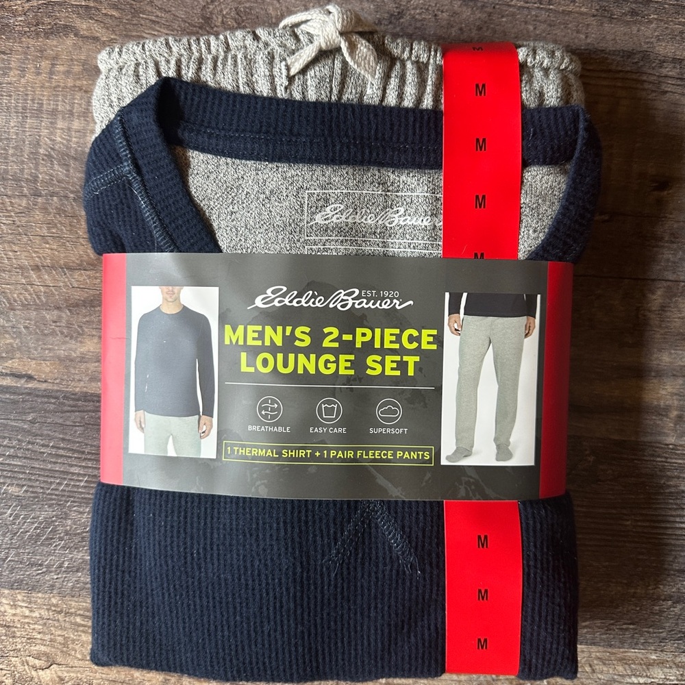 Eddie Bauer Men’s Medium 2 pc Lounge Set